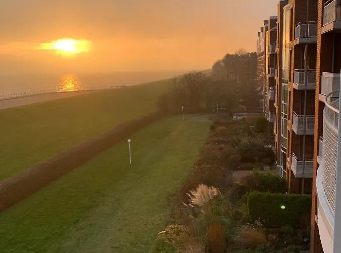 Studio mit Meerblick und großer Loggia - Direktzugang zur Nordsee