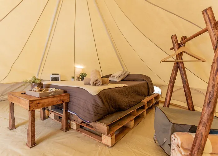 Rustico Lounge-Tipi With Ac In Front Of The Beach