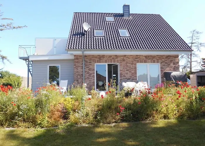Komfortferienwohnung Hauptdeck in Kalifornien 90 m vom Meer mit Wallbox