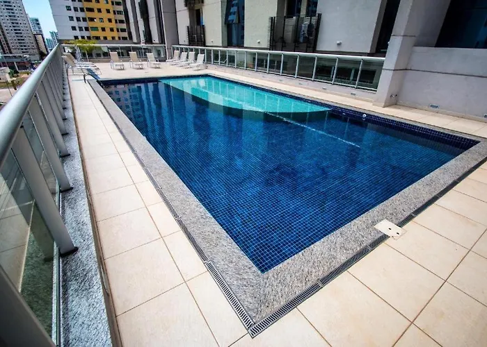 Flat localizado no Hotel S4 - Águas Claras - Brasília