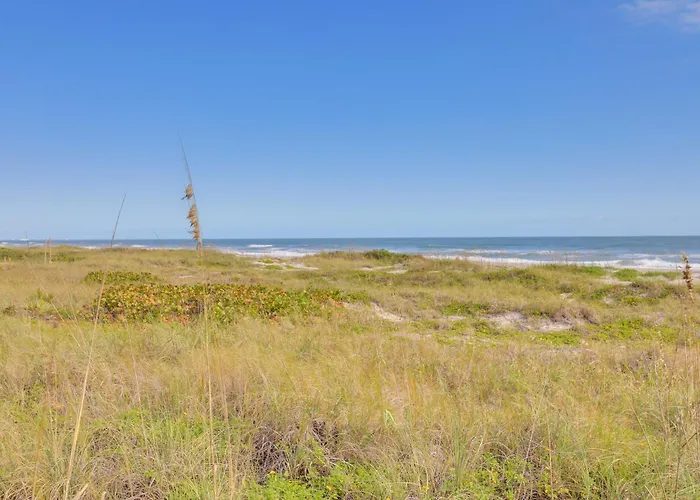 Central Cocoa Beach Condo W/ View, Steps To Beach!