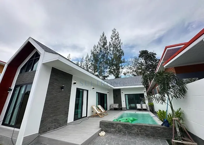 Villa Nataly Luxury Hotel House In Ao Nang Krabi Private Pool Jacuzzi Palm Free Kitchen From Airport