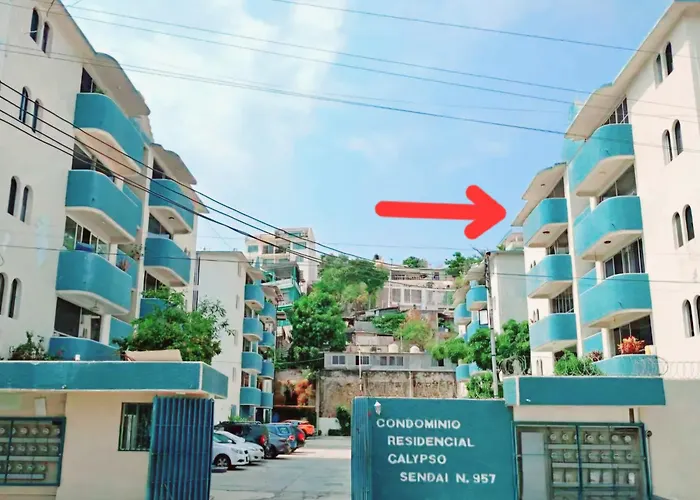Vista A La Bahia De Acapulco - Departamento Para Grupos De Hasta 8 Huespedes