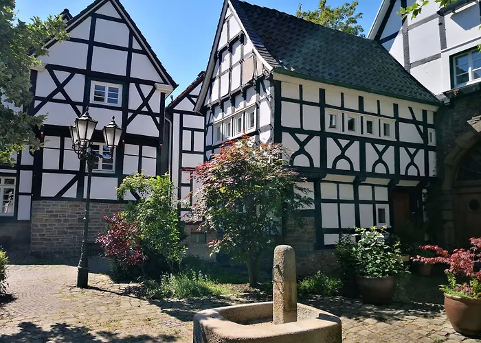 Fünf Giebel Eck in der Freiheit am Ruhrtalradweg