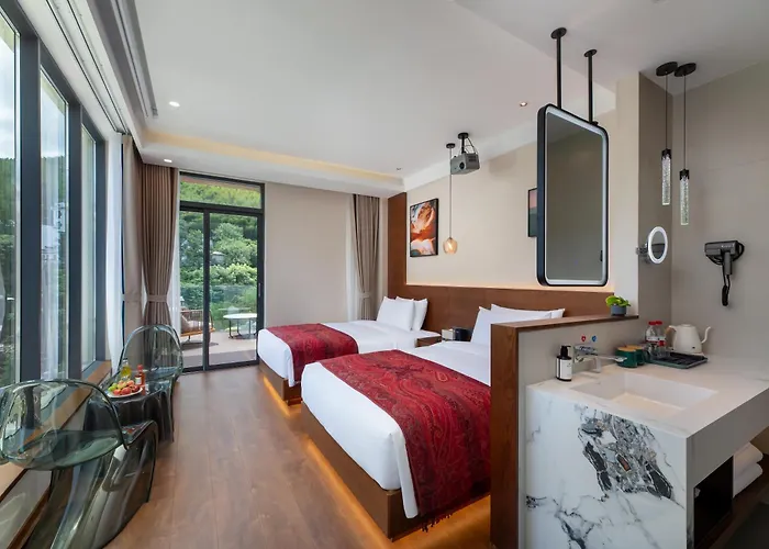 Floral Lux Hotel Huangshan Mountain View Terrace B&B, Tangkou Nandamen Branch