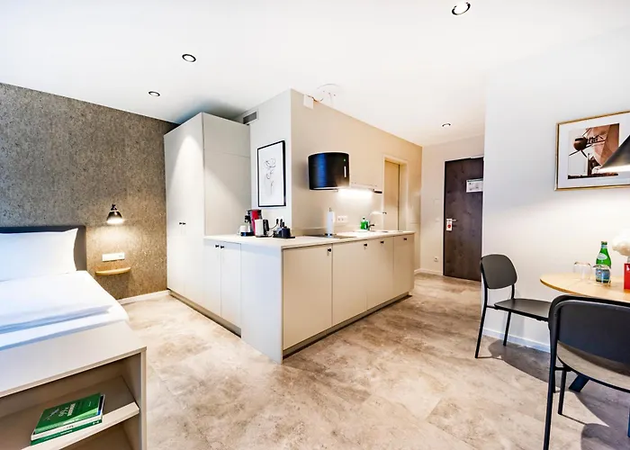 MyFlats Studio Apartements-klimatisiert-nahe Ravensburger Spiele-kostenfreie TG-Plätze