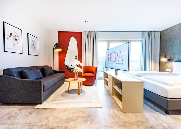 MyFlats Studio Apartements-klimatisiert-nahe Ravensburger Spiele-kostenfreie TG-Plätze