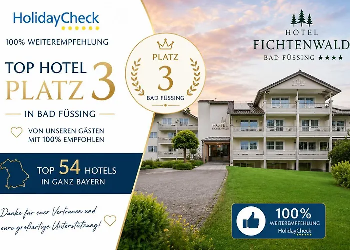 Fichtenwald-Ihr Boutique I Glück`s Hotel - Ihr Kraftort - Wasserwelten Bad Füssing