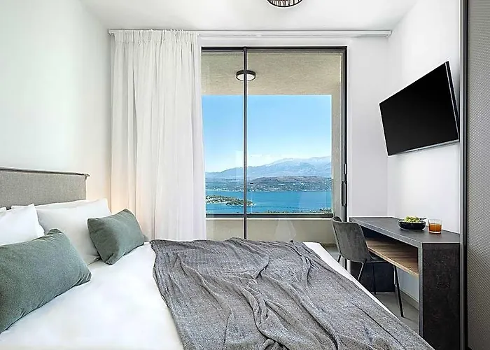 Modern Villa With Sea And Mountain Views