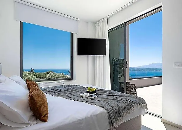 Modern Villa With Sea And Mountain Views