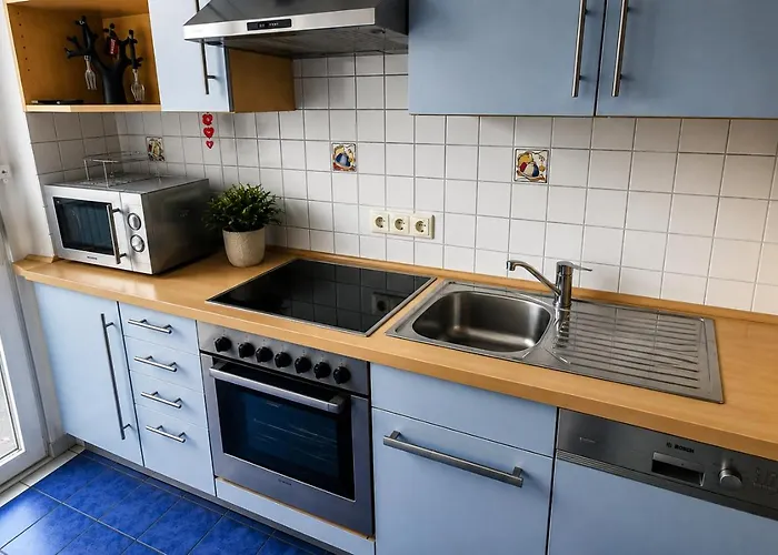 Monteurunterkunft Bamberg Zentrum - WLAN, Balkon, Waschmaschine