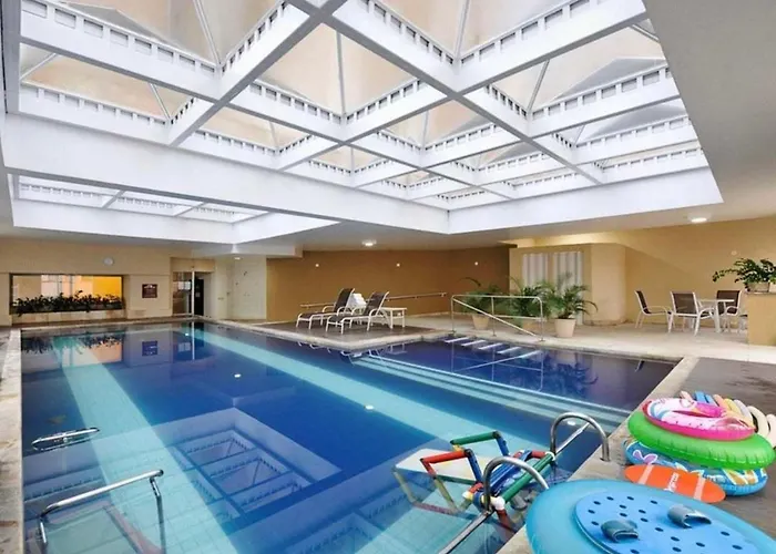 Flat no Stadium Alphaville - Recepção 24h, piscina aquecida e estacionamento gratuito