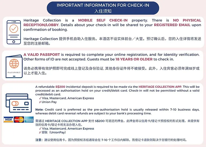 Heritage Collection On Clarke Quay - Mobile App Check-In